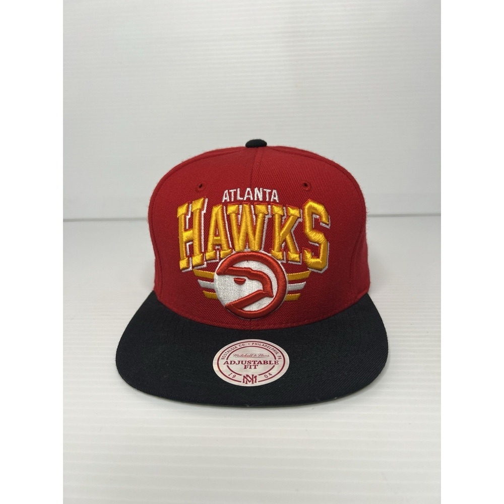 Atlanta Hawks Mitchell & Ness NBA Hardwood Classics‎ Snapback Hat Cap 100% Wool
